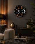 RELOJ LED C/ CONTROL DIGITAL REDONDO