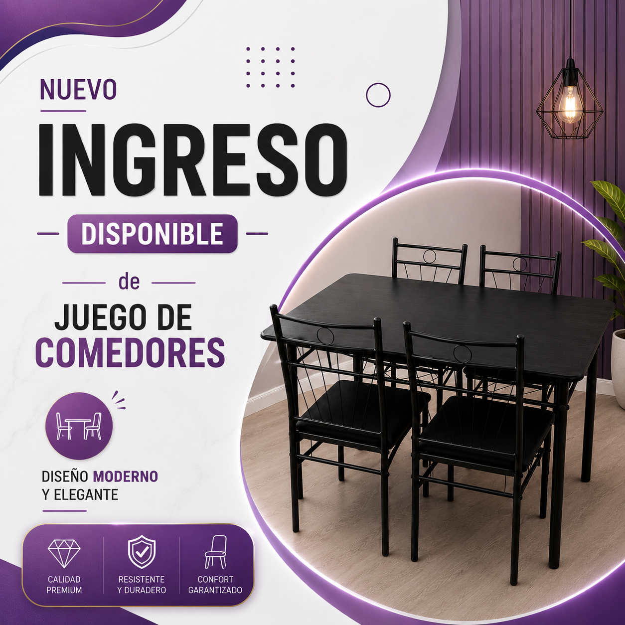 Juego de comedores