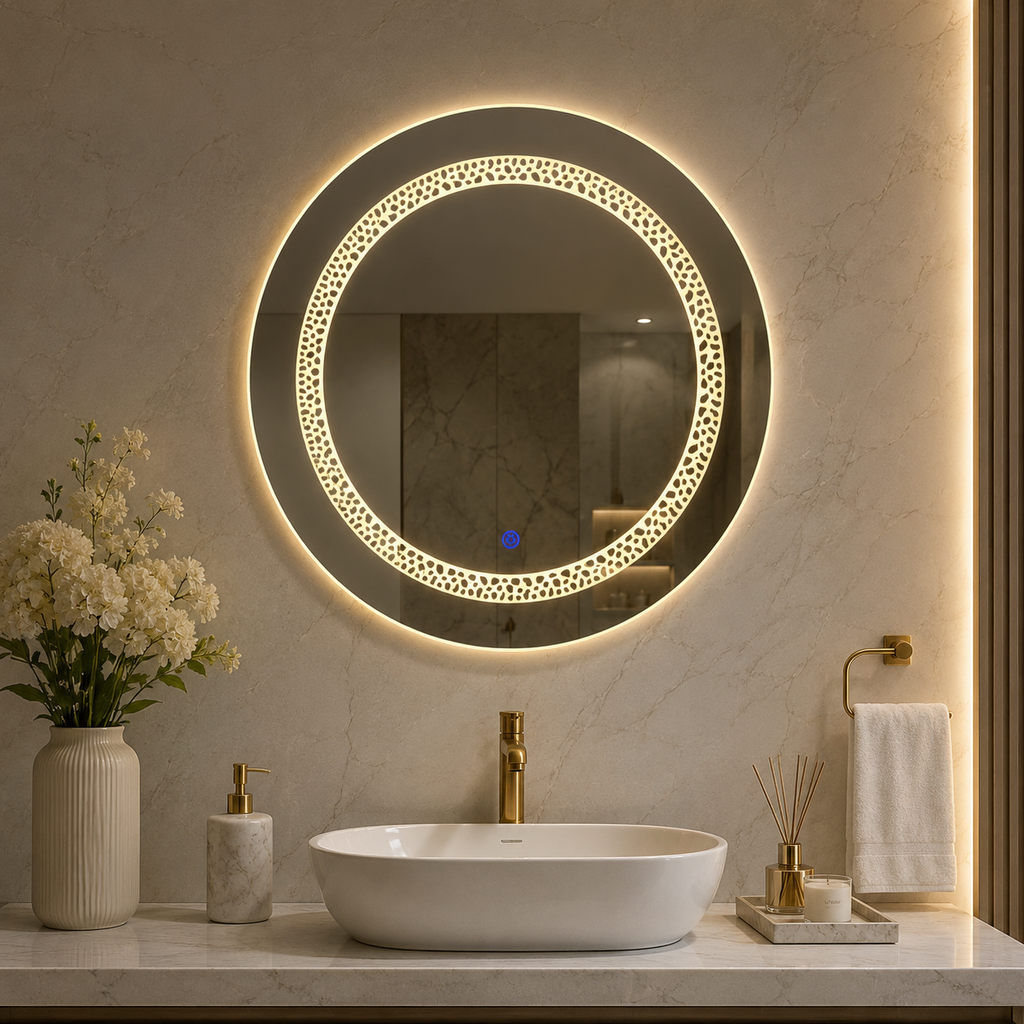 ESPEJO LED TÁCTIL CIRCULAR