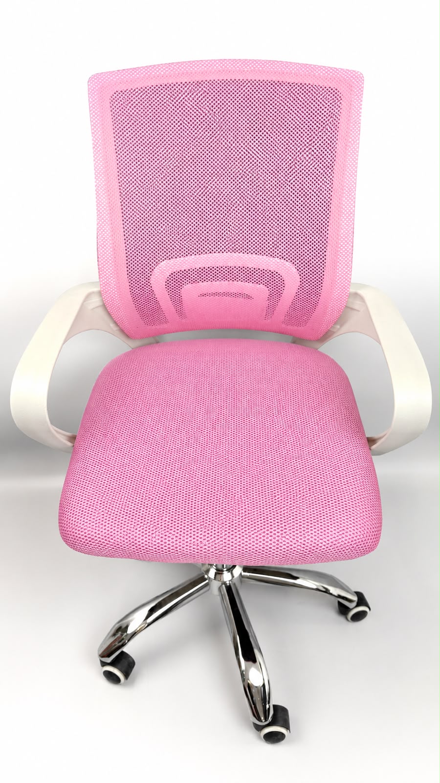 SILLA DE OFICINA ROSADA ERGONÓMICA