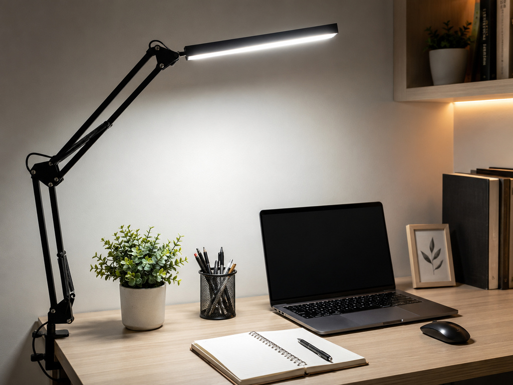 LÁMPARA LED DE ESCRITORIO ARTICULADA