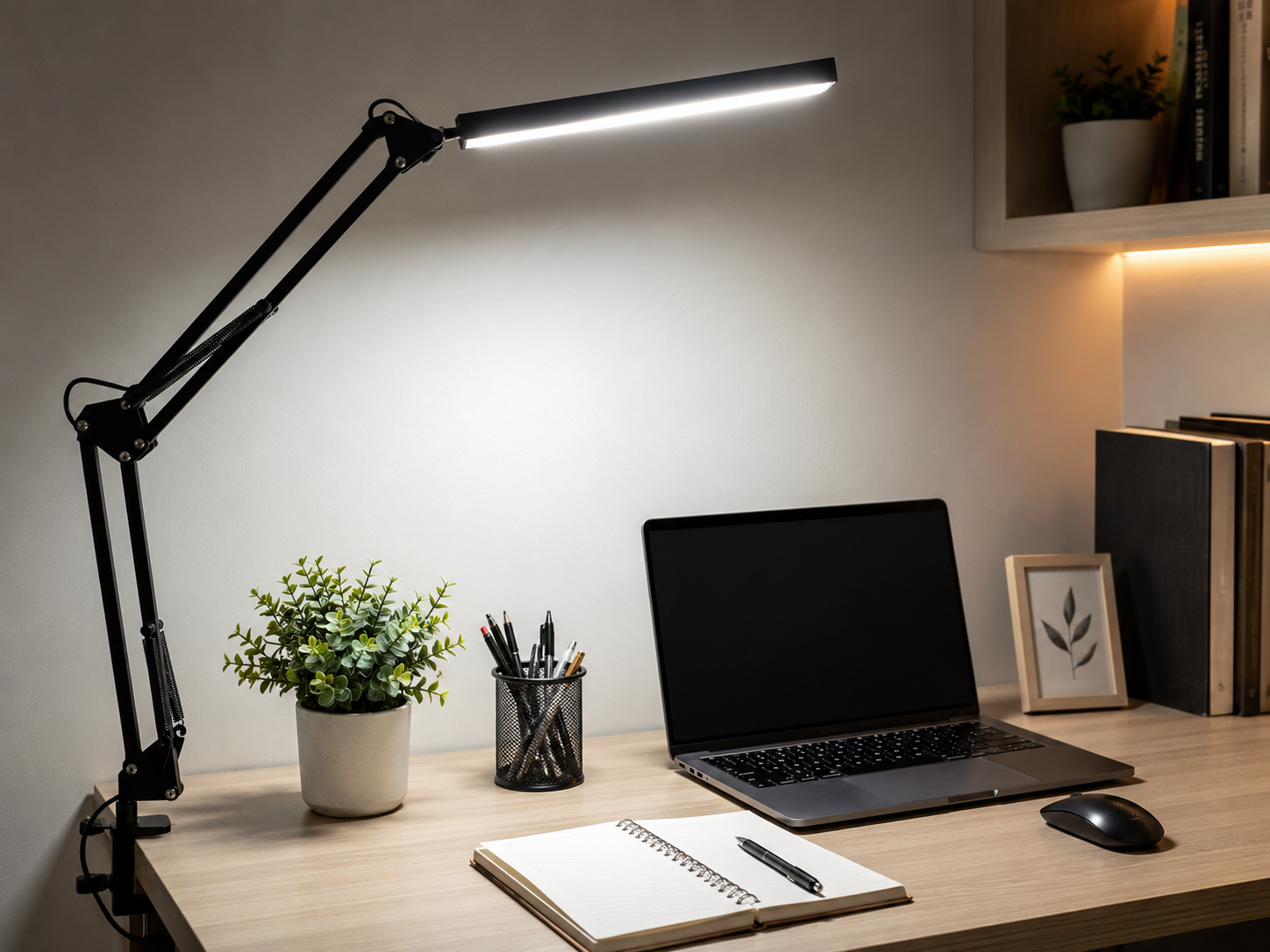 LÁMPARA LED DE ESCRITORIO ARTICULADA