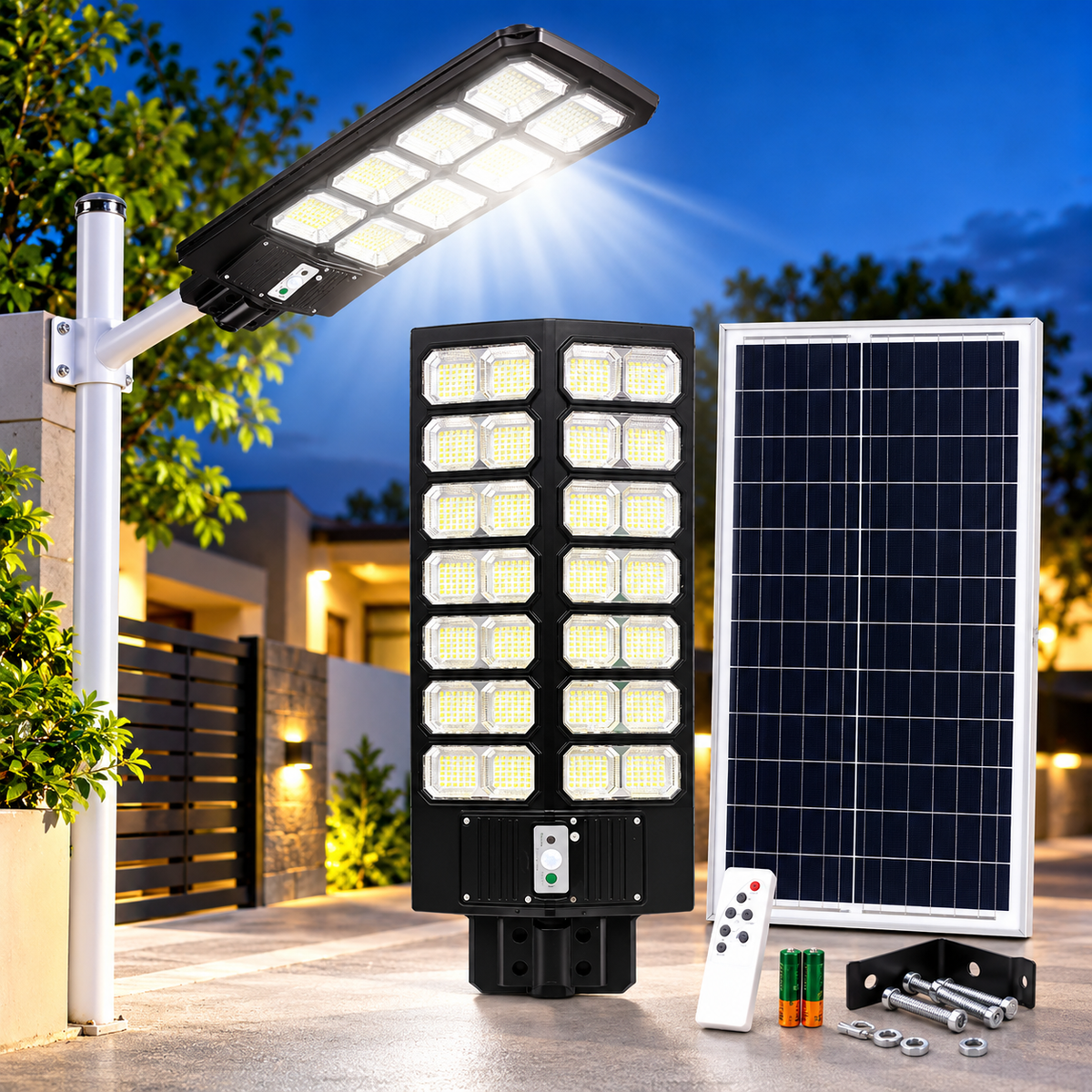 LÁMPARA SOLAR 2400W JORTAN
