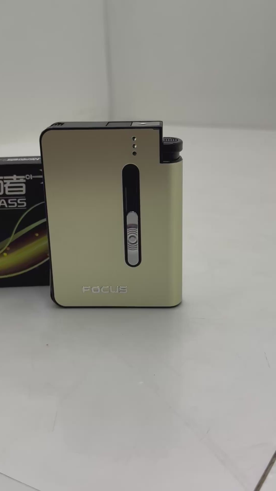 PORTA CIGARRILLOS Y ENCENDEDOR