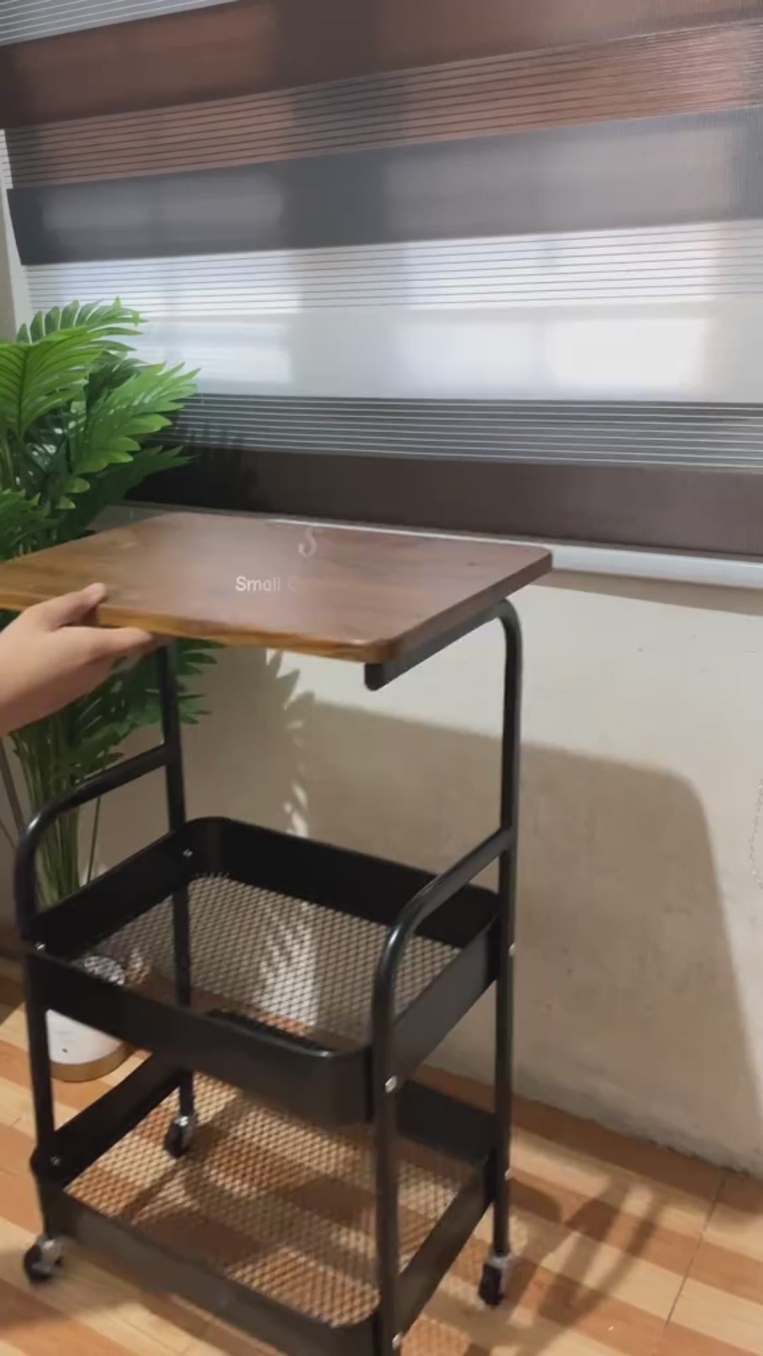 ORGANIZADOR DE MADERA CON ESTANTES DOBLE
