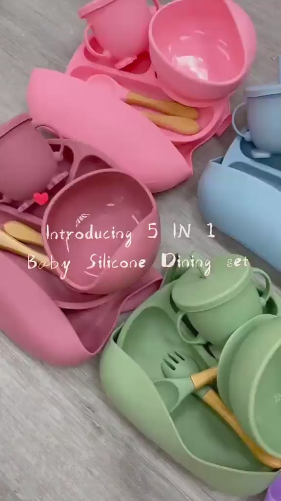 SET DE SILICONE BABY DELUXE 5 PIEZAS