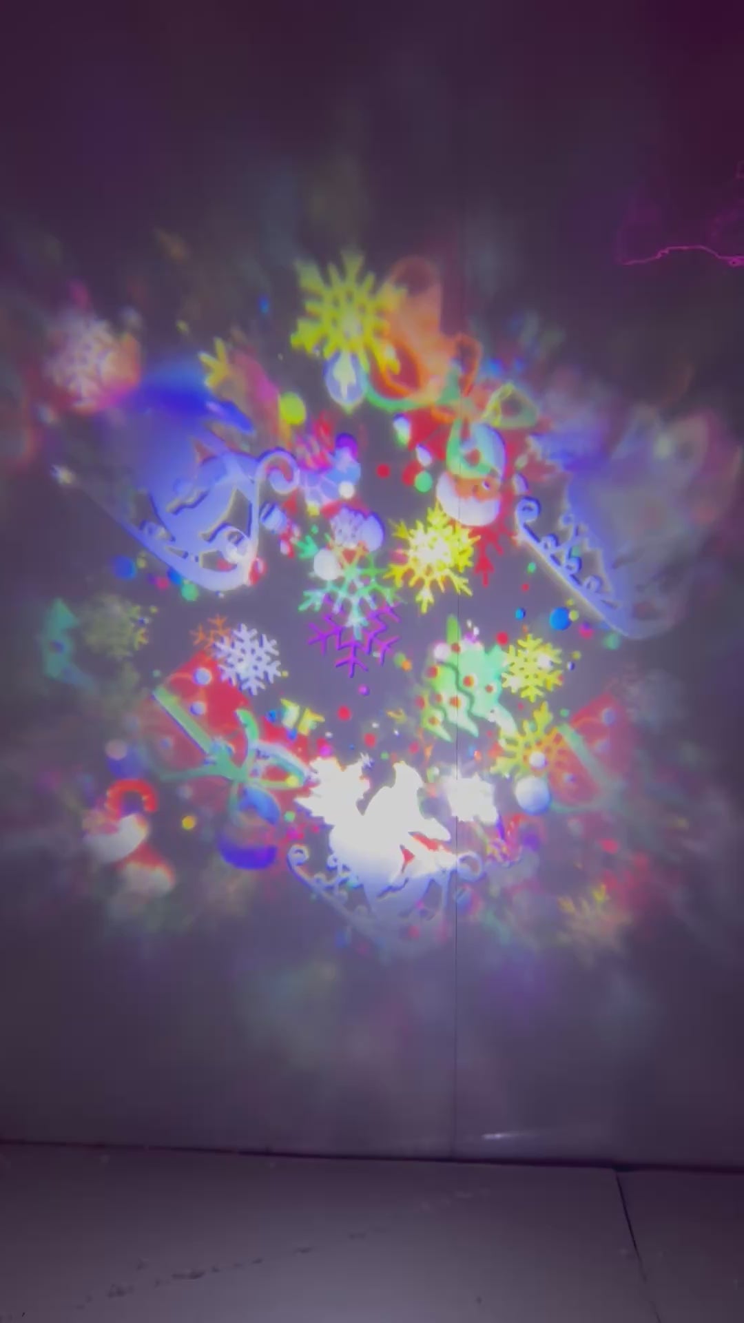 PROYECTOR LASER NAVIDEÑO FIGURAS MIX