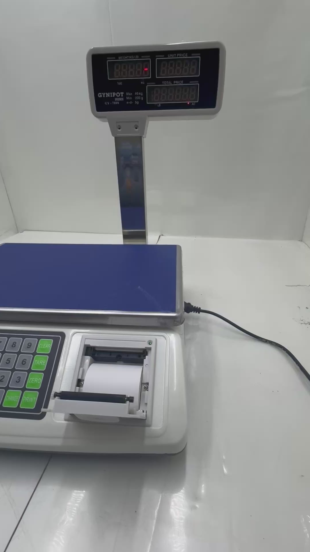 BALANZA ELECTRONICA CON IMPRESORA