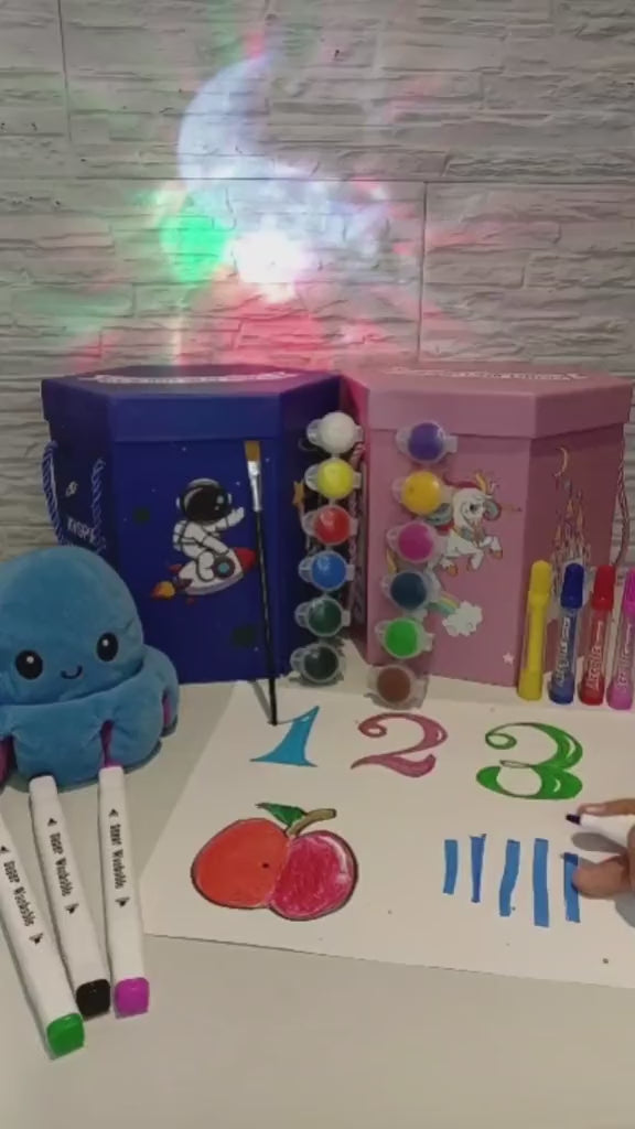SET DE ARTE AZUL 113PZS