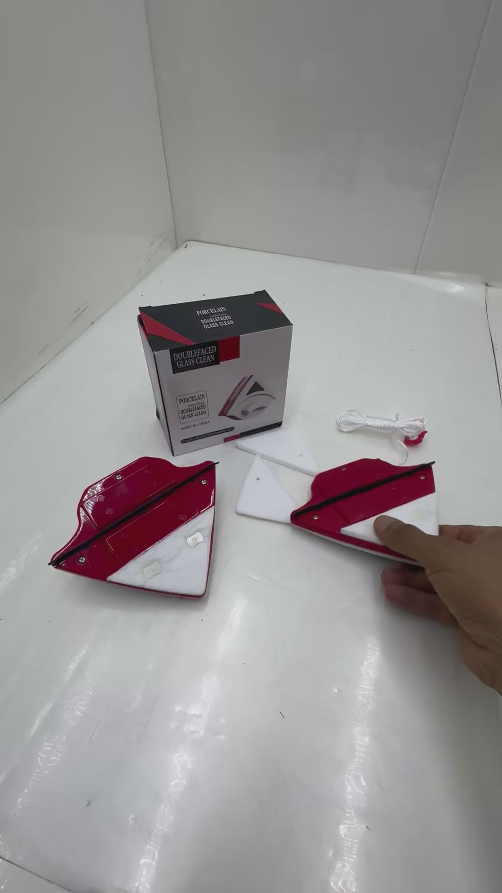LIMPIADOR DE VIDRIO MAGNÉTICO DOBLE CARA