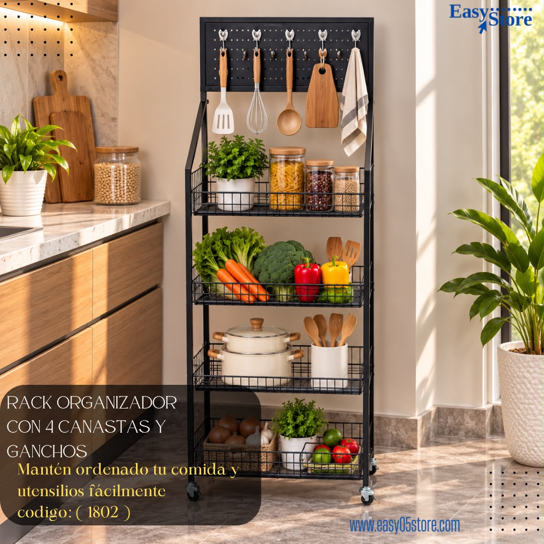 ORGANIZADOR RACK ESTANTE MULTIFUNCIONAL