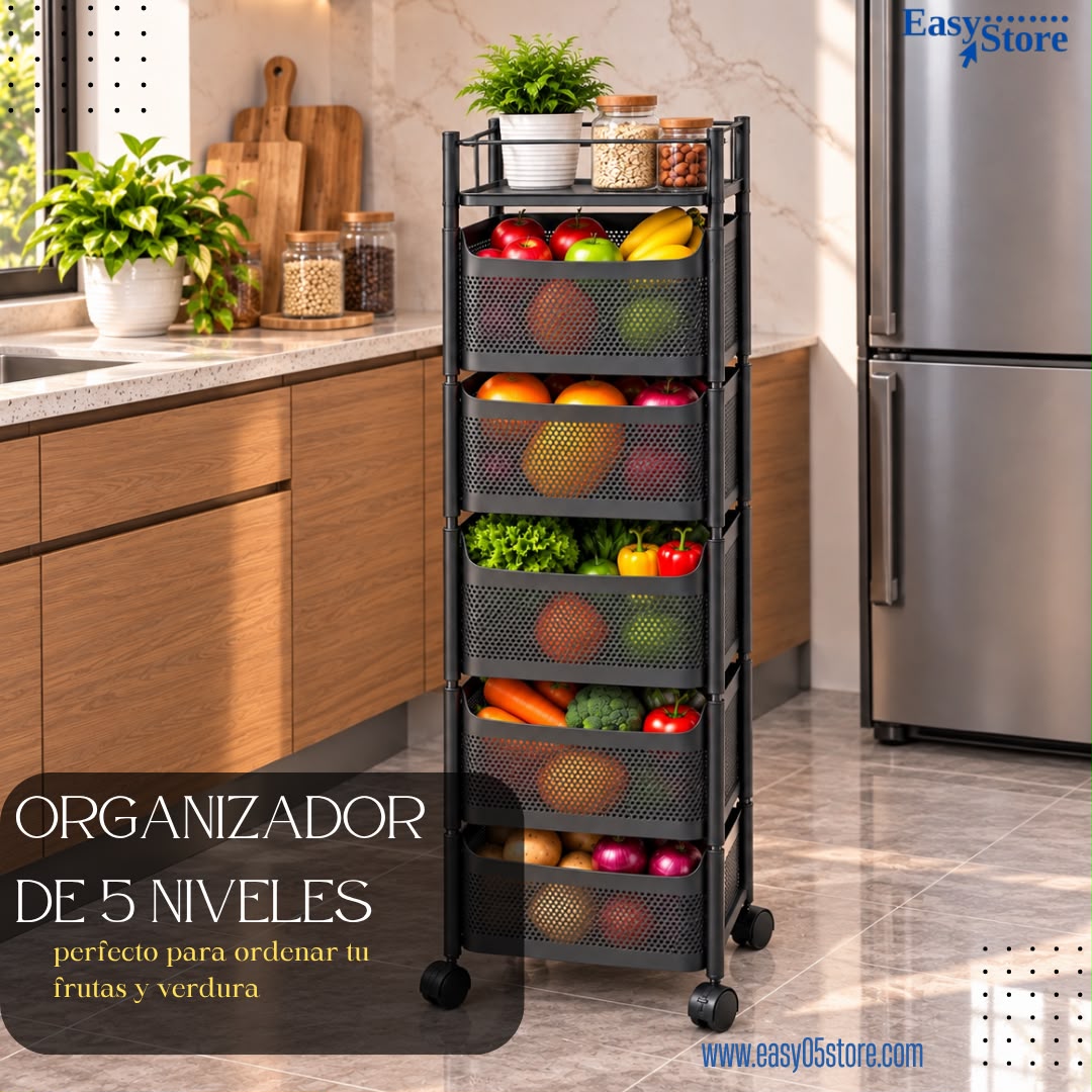 ORGANIZADOR VERTICAL CUADRADO 95CM